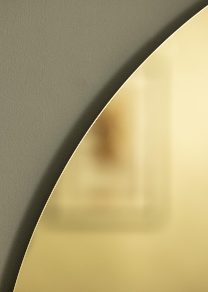 Speil Crystal Yellow 80 cm Ø