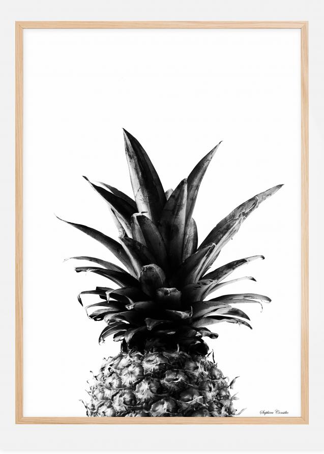 Pineapple B&W Plakat