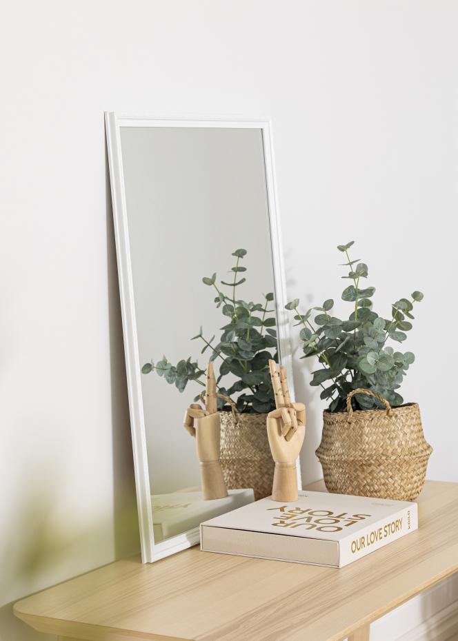 Speil Abisko Hvit 50x70 cm
