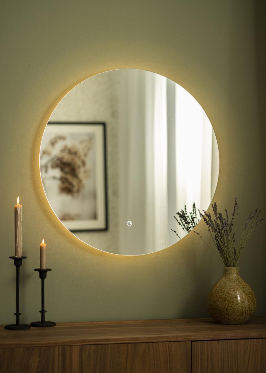 KAILA Speil LED 70 cm Ø
