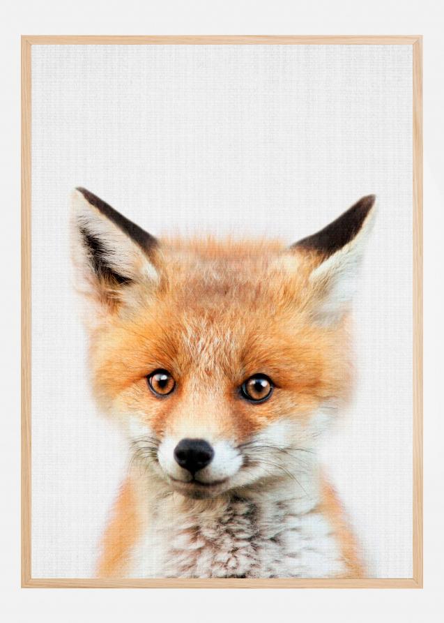 Peekaboo Baby Fox Plakat