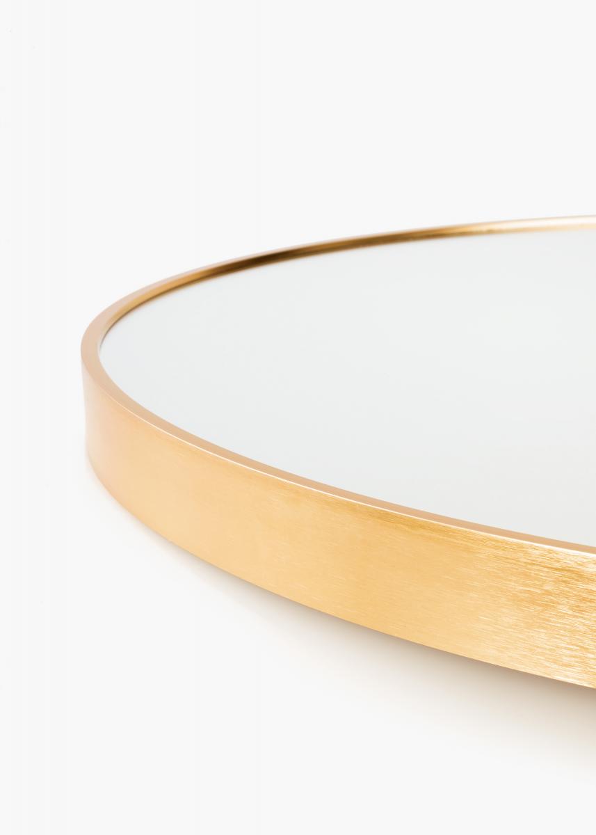 KAILA Round Mirror - Edge Gold 30 cm Ø