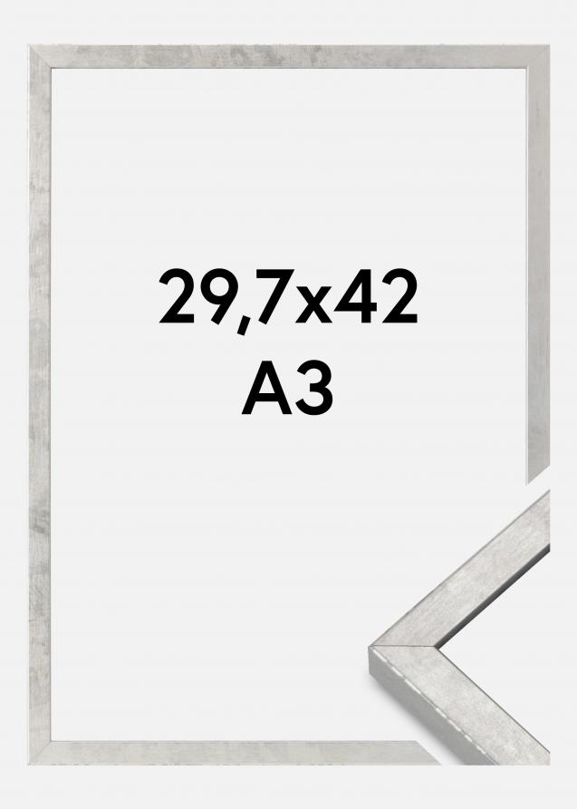 Ramme Ares Akrylglass Sølv 29,7x42 cm (A3)