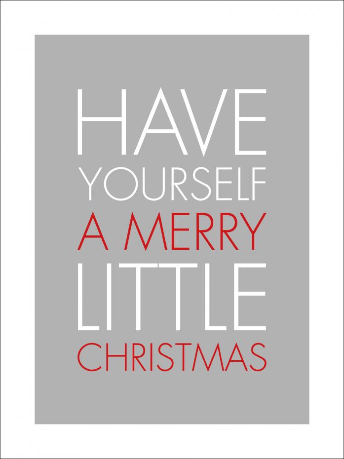 Merry Little Christmas - Poster - Gr