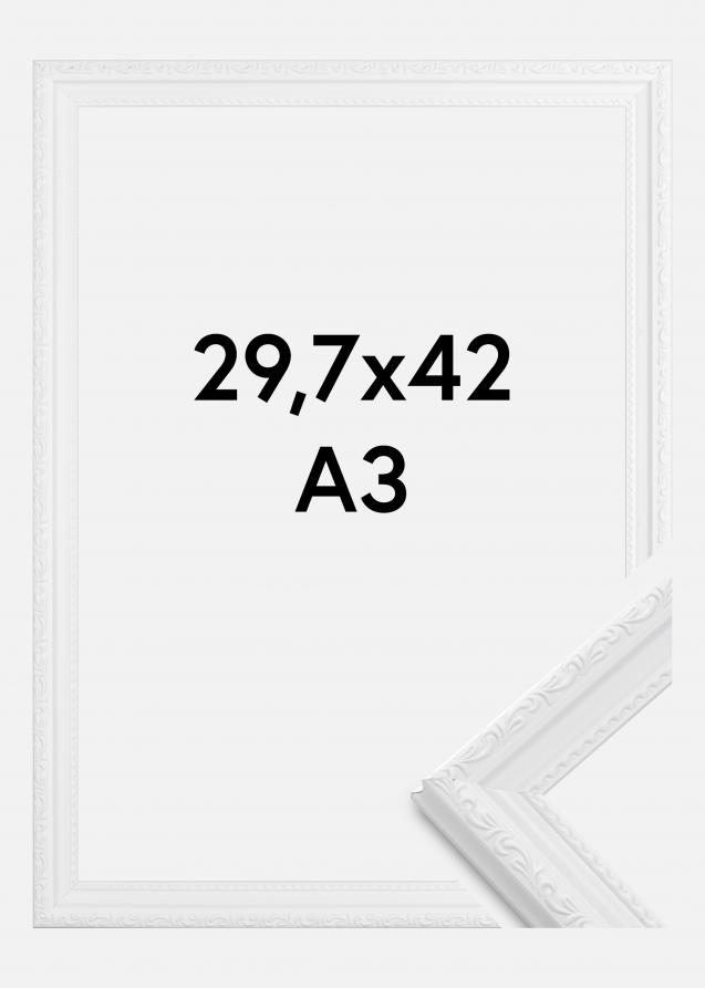 Ramme Abisko Akrylglass Hvit 29,7x42 cm (A3)