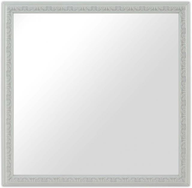 Speil Nostalgia Hvit 40x40 cm