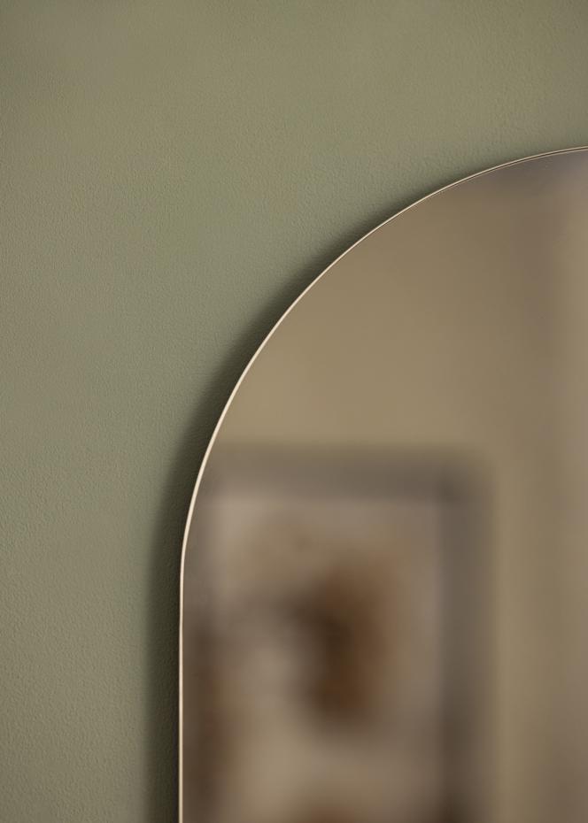 KAILA Speil Oval Dark Bronze 35x70 cm