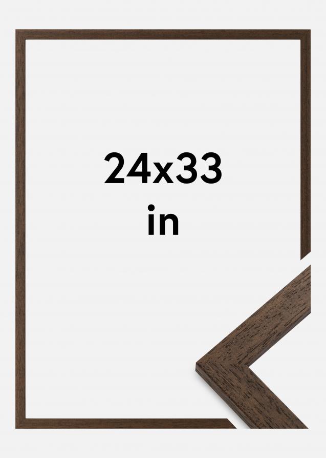 Ramme Brown Wood Akrylglass 24x33 inches (60,96x83,82 cm)
