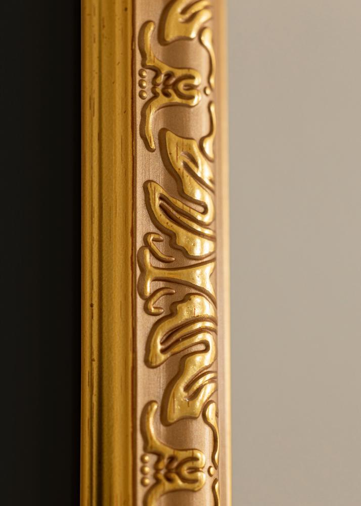 Ramme Nostalgia Gull 30x60 cm - Passepartout Svart 22,7x50 cm