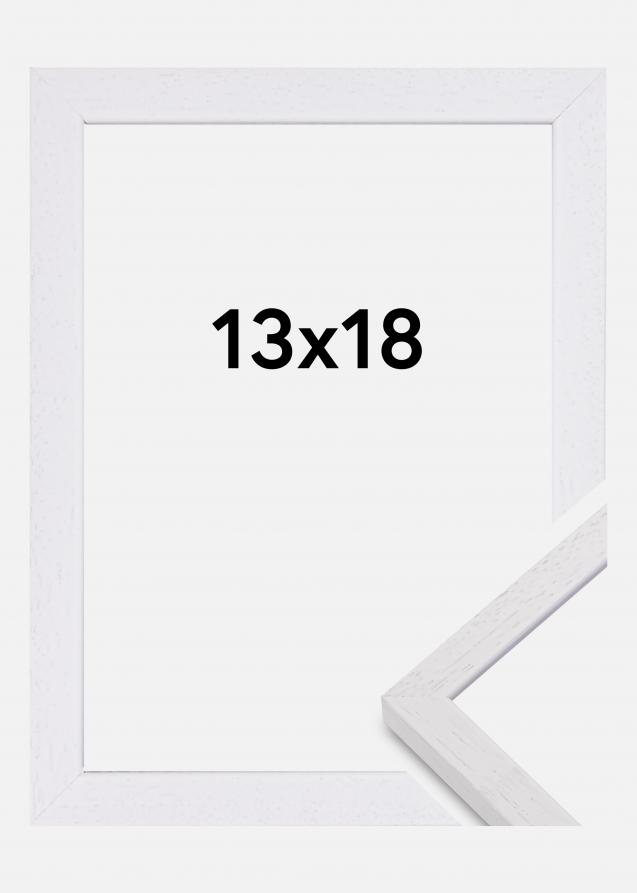 Ramme Glendale Matt Antirefleksglass Hvit 13x18 cm