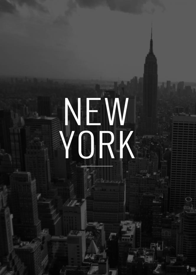New York View Plakat