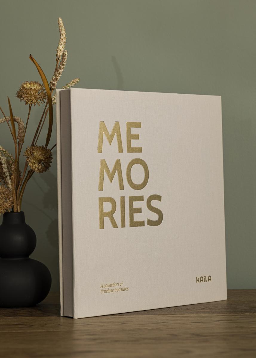 KAILA FOTOALBUM MEMORIES Cream - 300 Bilder i 10x15 cm