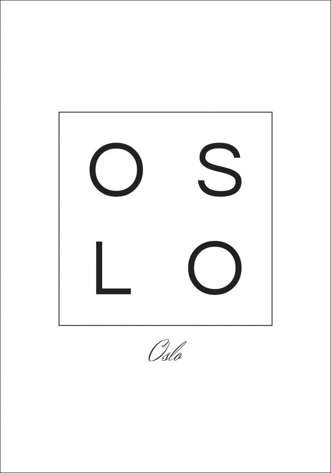 Oslo - Poster Plakat