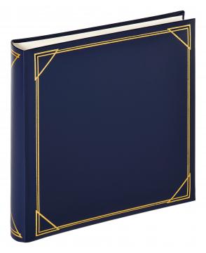 Kvadrat Blå - 30x30 cm (100 Hvite sider / 50 ark)