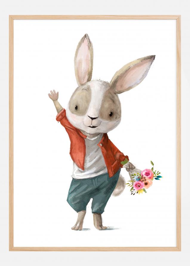 Rabbit on date Plakat