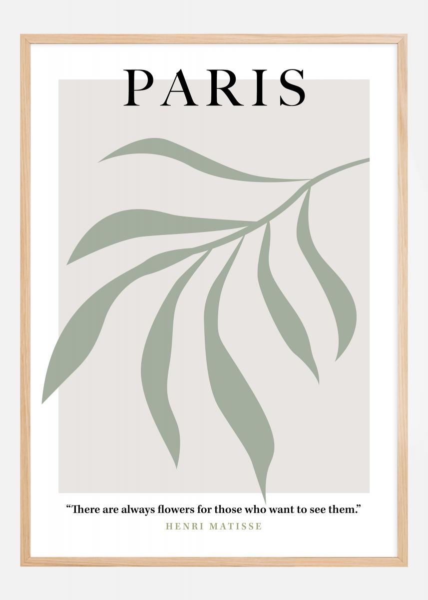 Henri Matisse - Paris Art Green Plakat