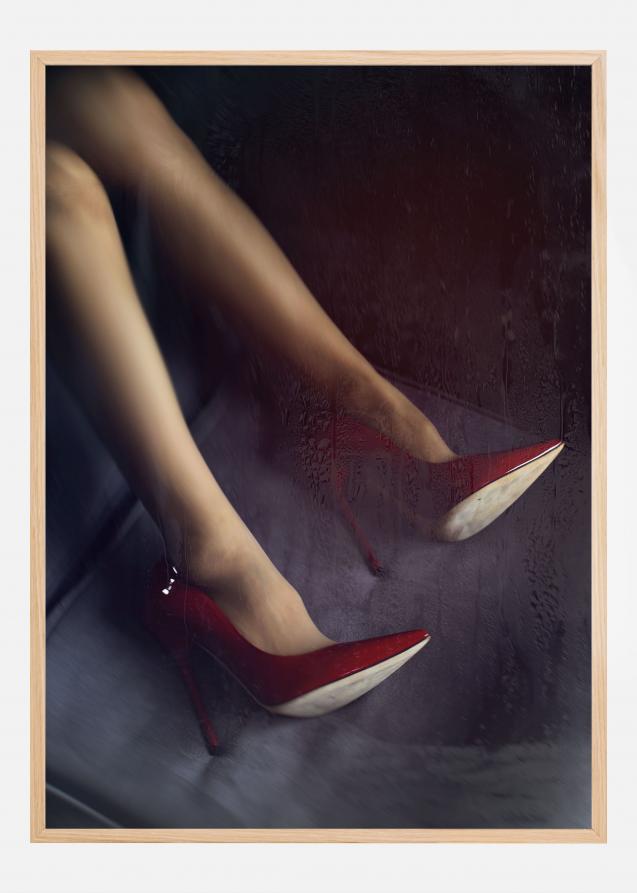 Red heels Plakat