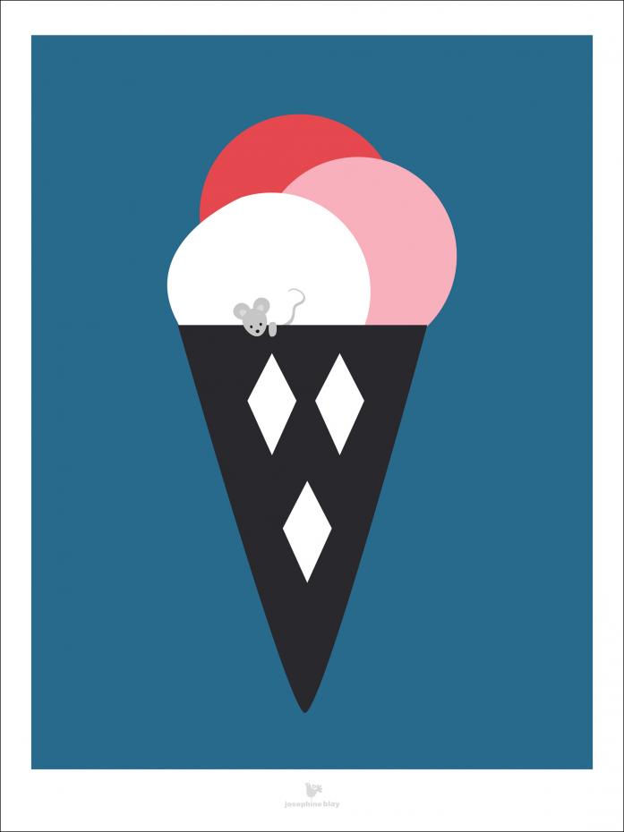 Icecream - Blue Plakat