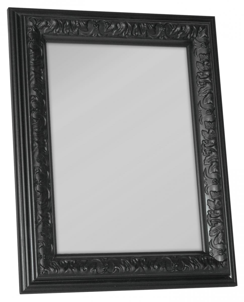 Speil med svart ramme