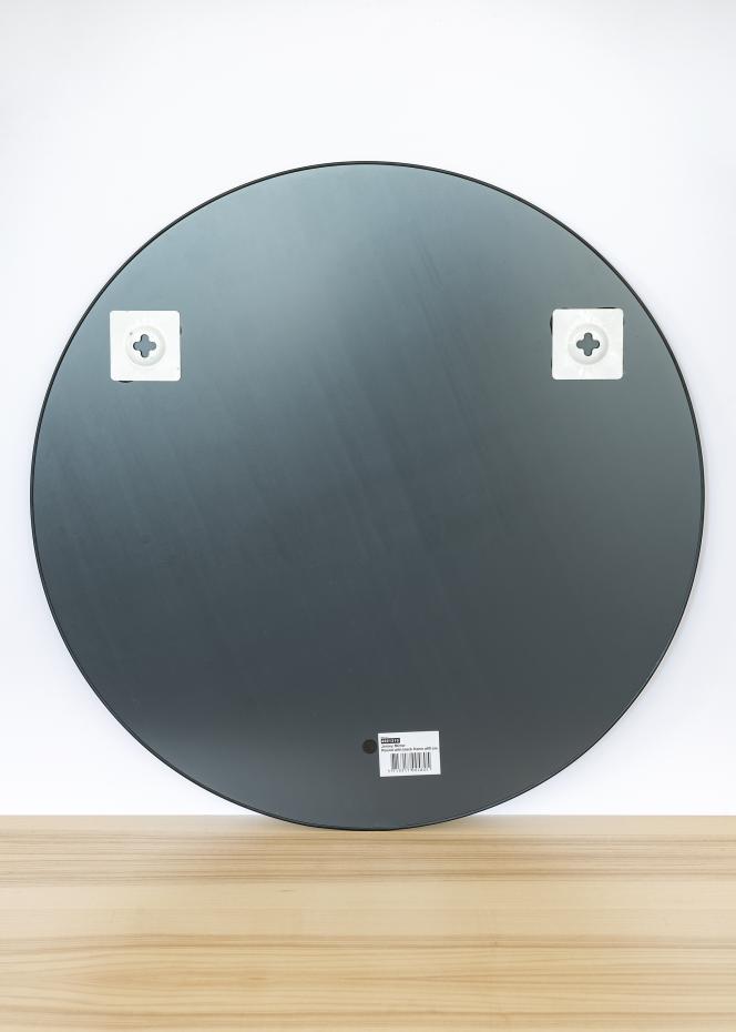 KAILA Round Mirror - Thin Black 100 cm 