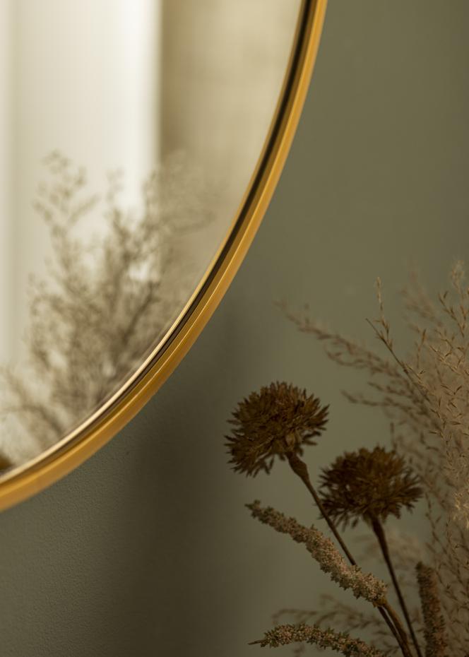KAILA Round Mirror - Edge Gold 50 cm Ø