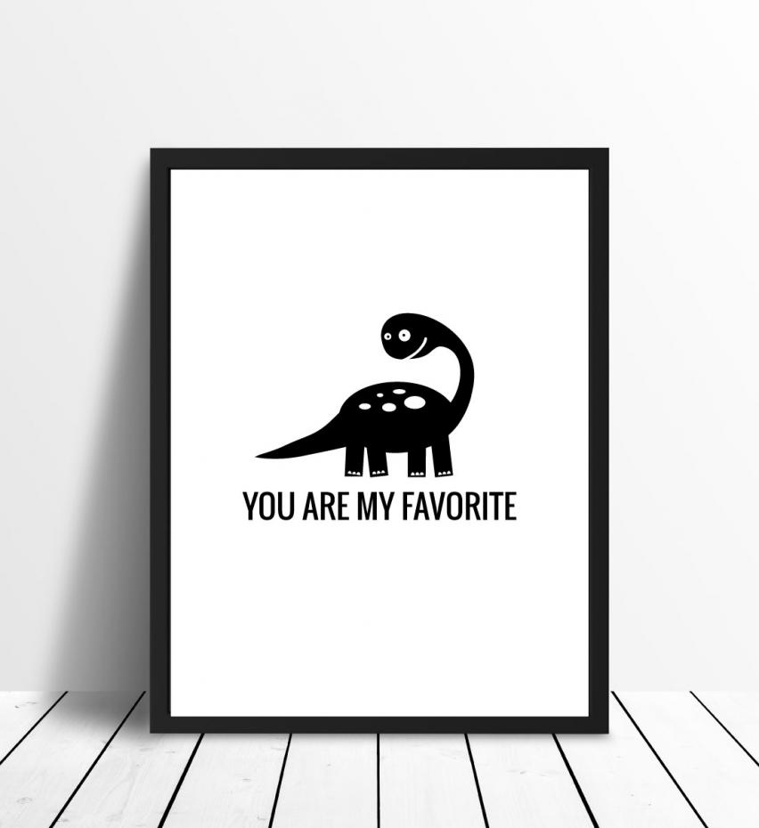Dino Favorite Plakat