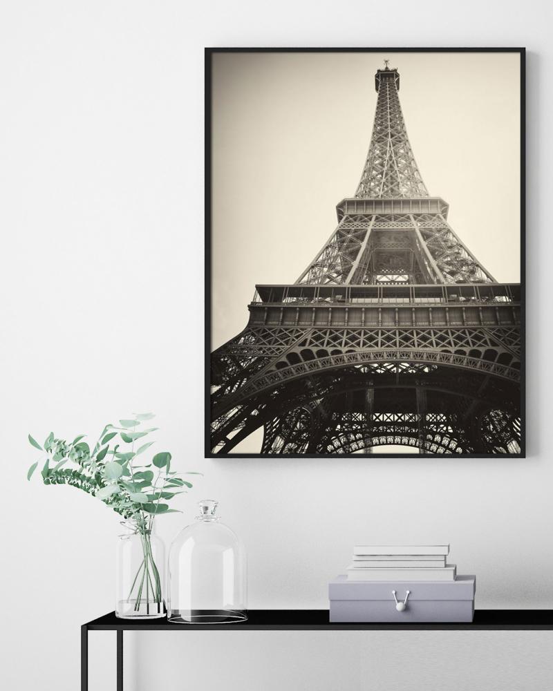 Eiffel tower II Black & White 50x70 cm
