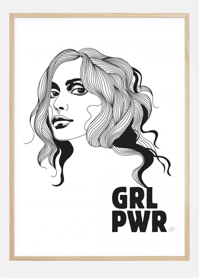 GRL PWR Plakat