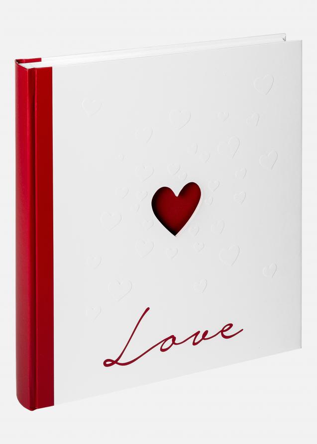 Love Bröllopsalbum Hvit - 25,7x29,2 cm (50 Hvite sider / 25 ark)