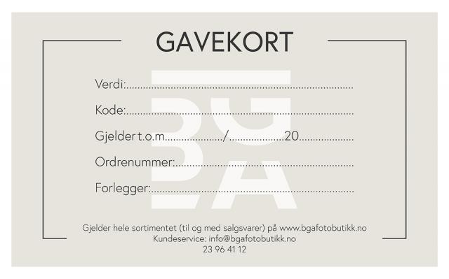 Gavekort - 500 kr