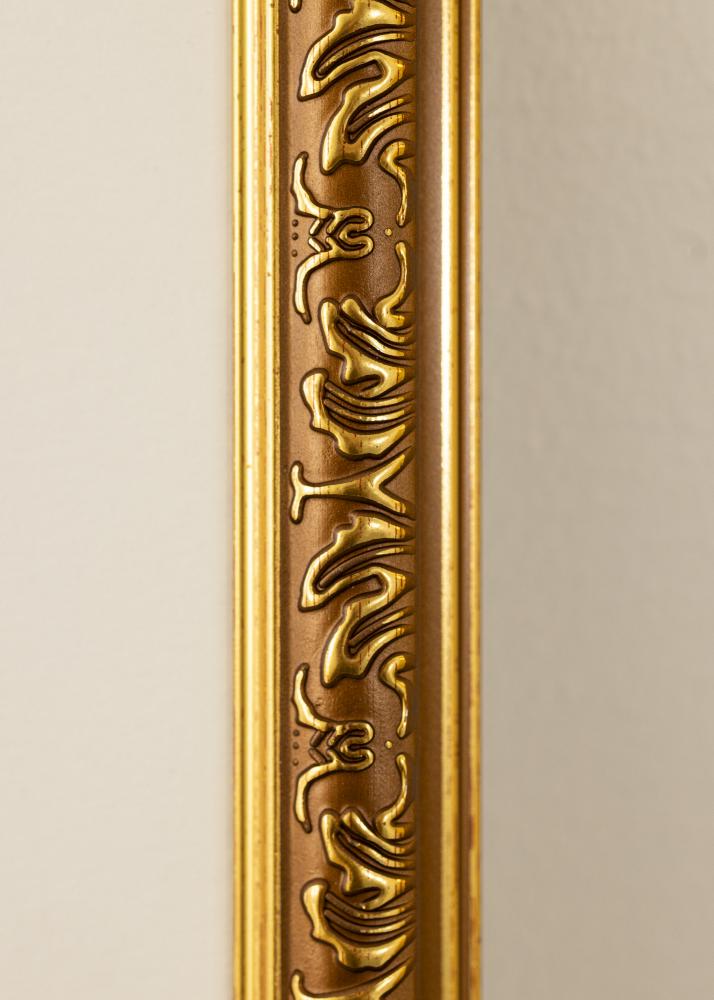 Ramme Swirl Akrylglass Gull 40x60 cm