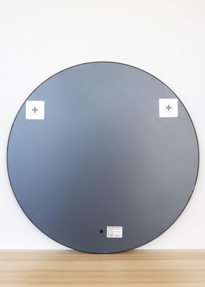 KAILA Round Mirror - Thin Black 70 cm 