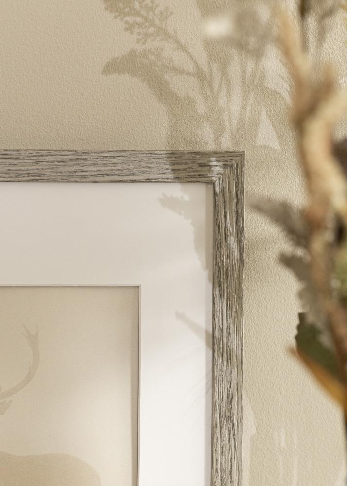 Ramme Stilren Akrylglass Grey Oak 21x29,7 cm (A4)