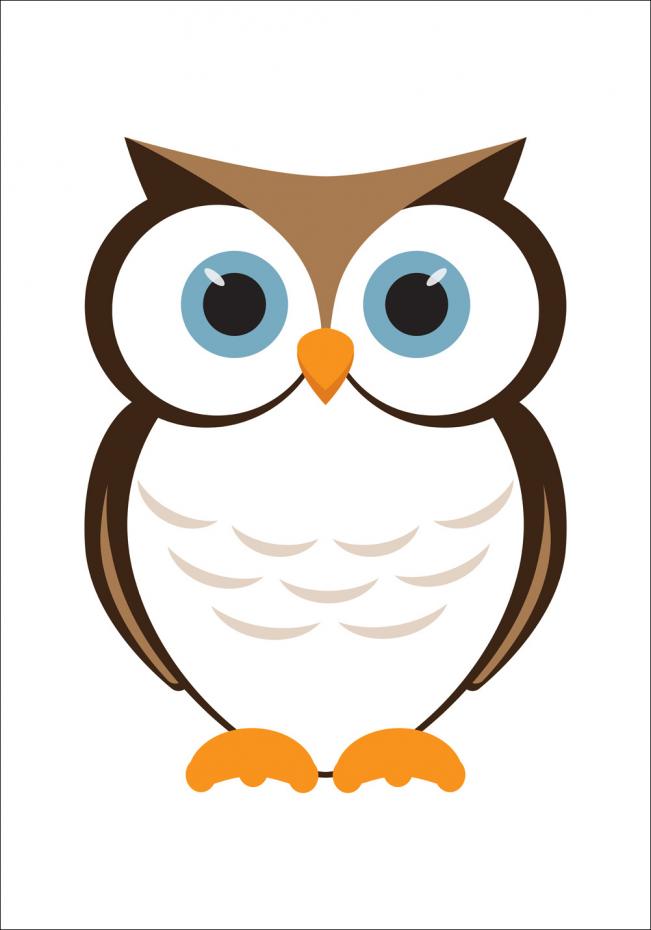 Owl - Brun-Svart
