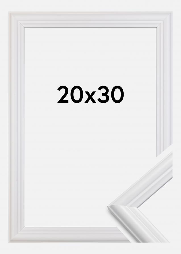 Ramme Siljan Akrylglass Hvit 20x30 cm