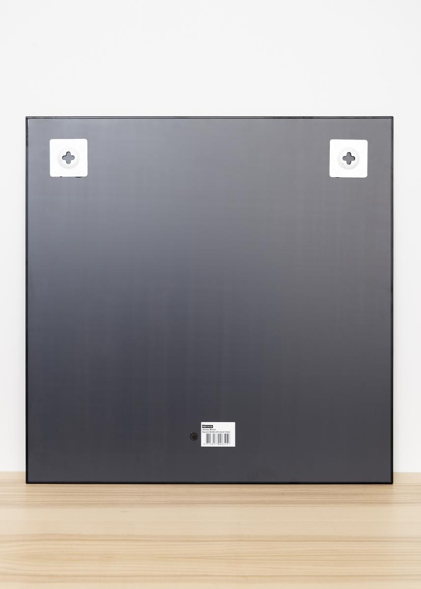 KAILA Square Mirror - Thin Black 40x40 cm