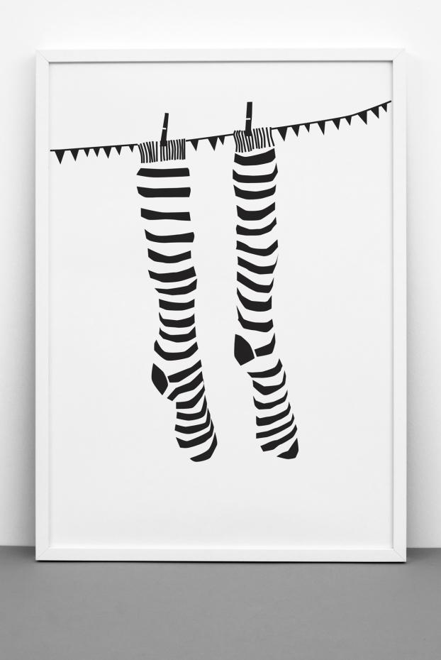One Must Dash - Knock your socks off - 50x70 cm