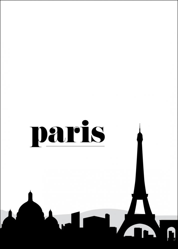 Paris Skyline II Plakat
