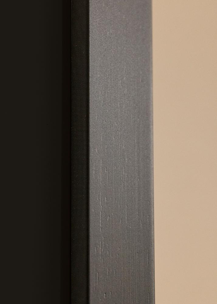 Ramme Black Wood 35x50 cm - Passepartout Svart 24x30 cm