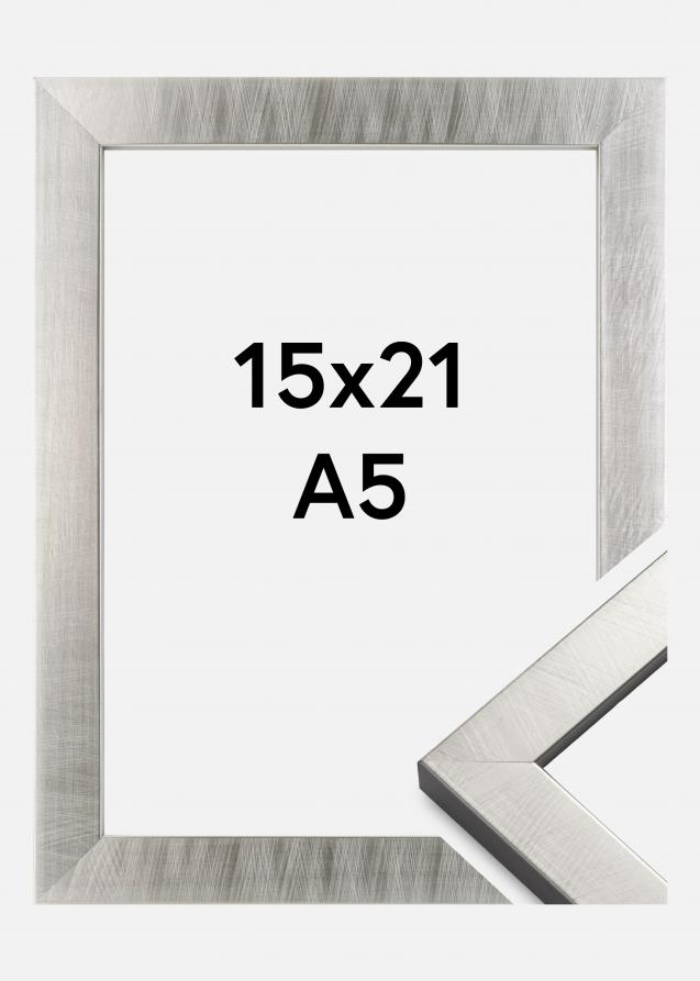 Ramme Uppsala Akrylglass Sølv 15x21 cm (A5)