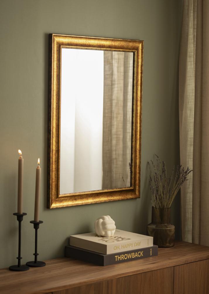 Speil Saltsjbaden Gull 50x70 cm