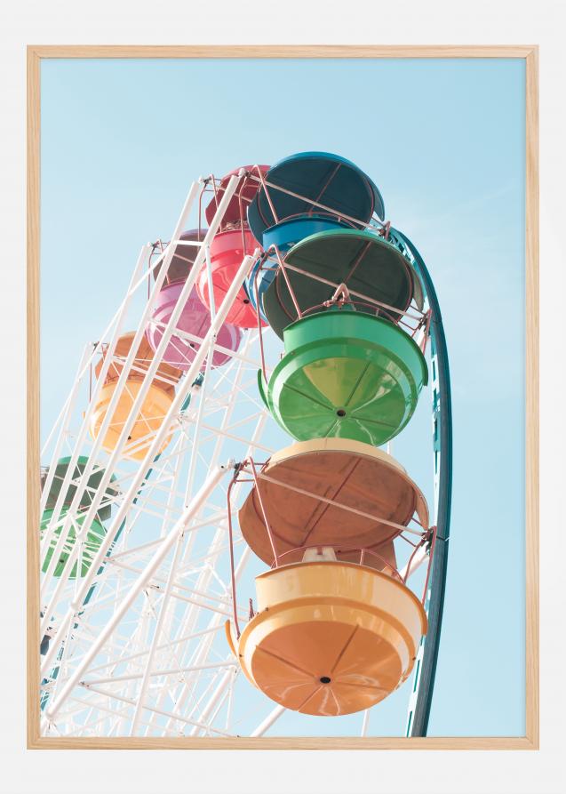 Colourful Ferris Wheel Plakat