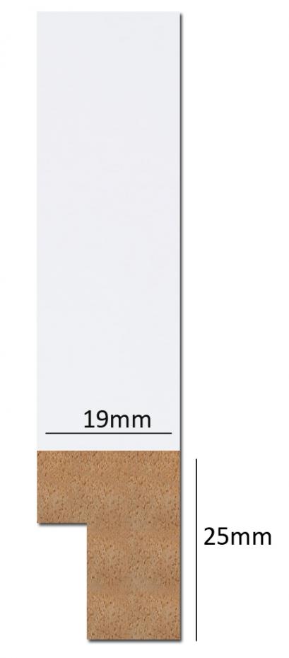 Ramme Exklusiv Hvit 21x29,7 cm (A4)
