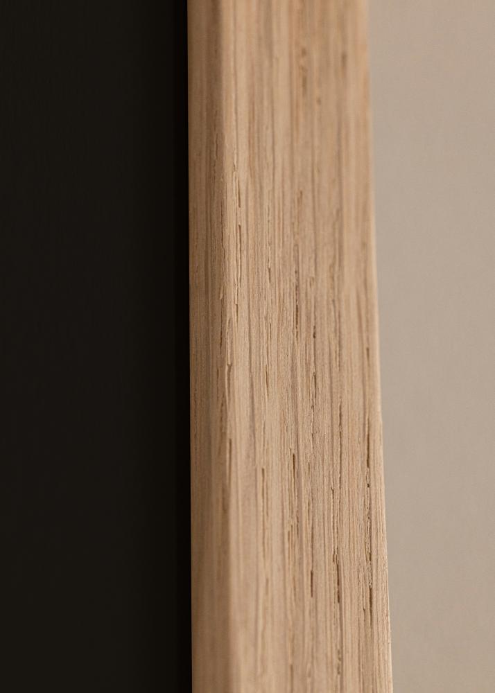 Ramme Oak Wood 60x90 cm - Passepartout Svart 50x80 cm