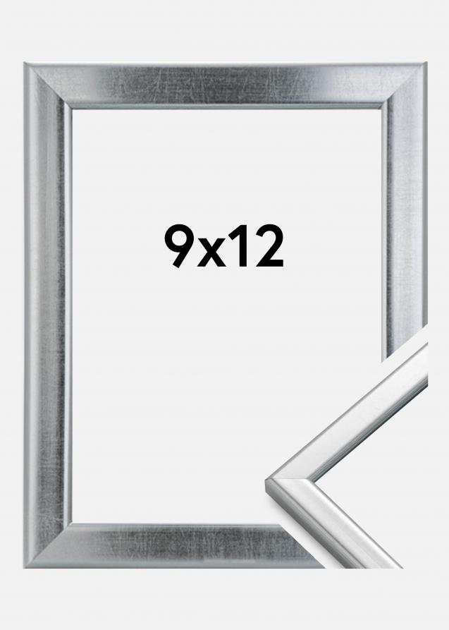 Ramme Slim Matt Antirefleksglass Sølv 9x12 cm