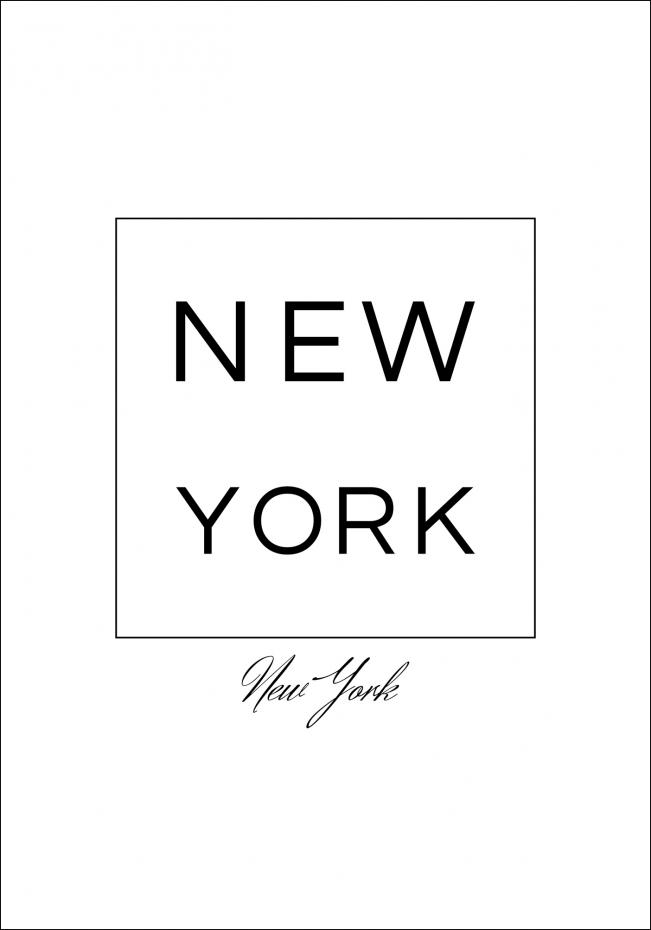 New York poster Plakat