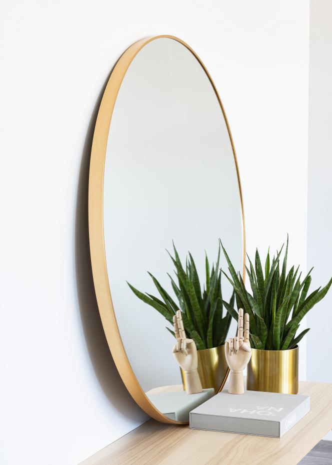 KAILA Round Mirror - Edge Gold 110 cm 