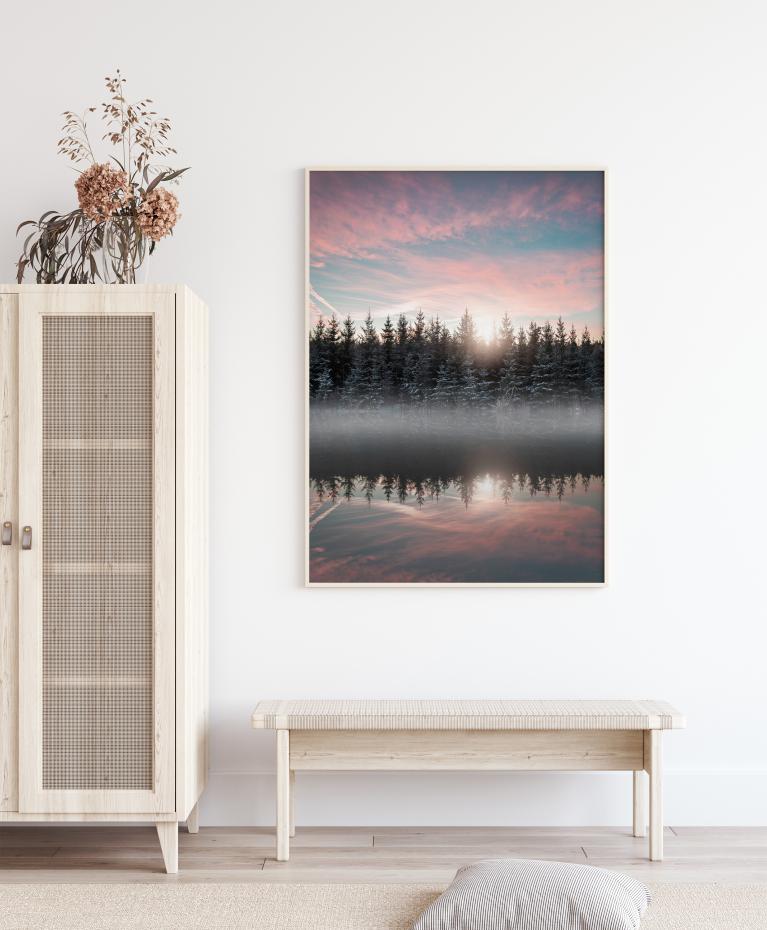 Small Lake In The Forest Plakat