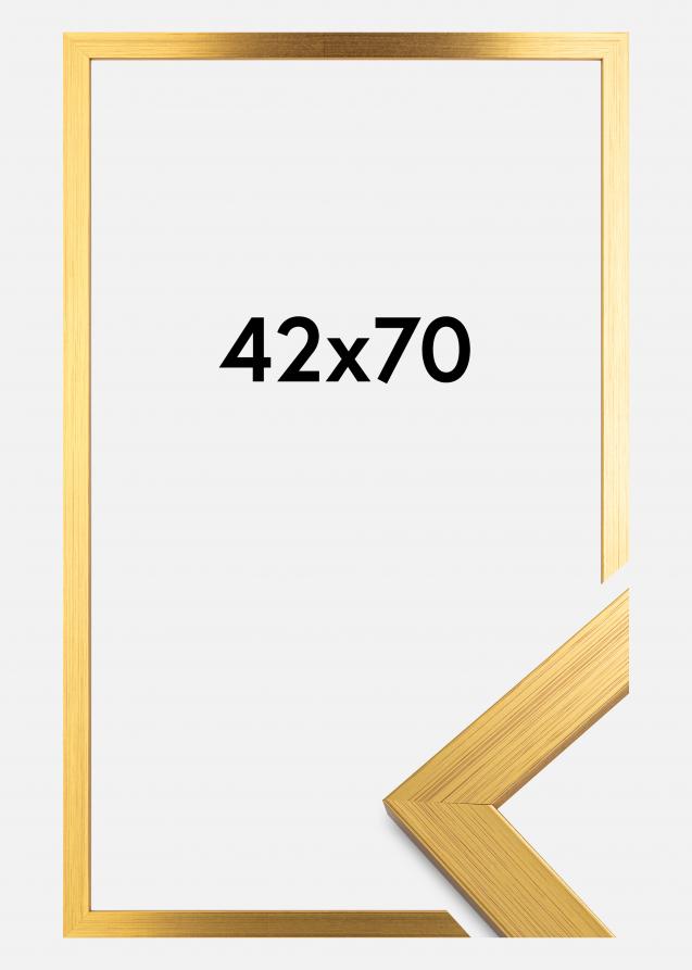 Ramme Gold Wood Akrylglass 42x70 cm