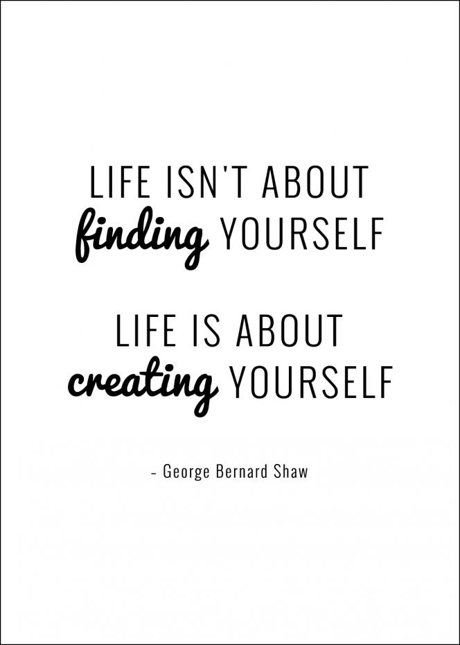 George Bernard Shaw Quote Plakat
